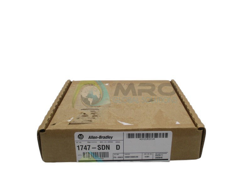 ALLEN BRADLEY 1747-SDN SER. D F/W 9.001 DATE: 2011  NSFS