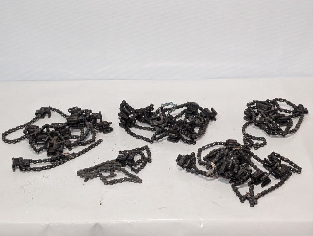 Lot of 4 Envelope Conveyor Chain Assy’s Plus Chain and Section Parts