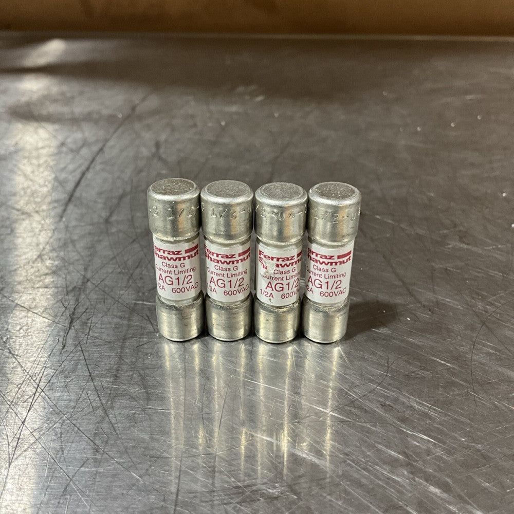 Ferraz Shawmut AG1/2, 600VAC, Current limiting Fuse, pack of 4, NOS