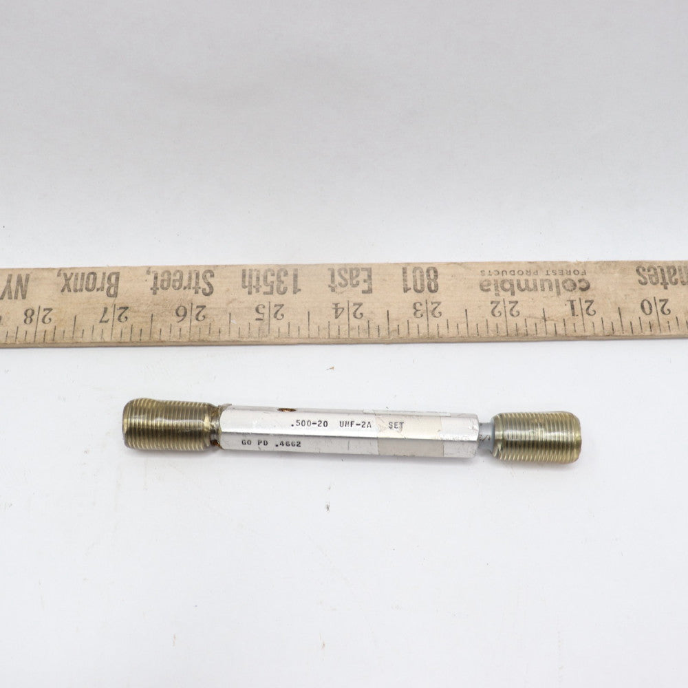Swanson Left Hand Set Thread Plug Gage GO PD .4662