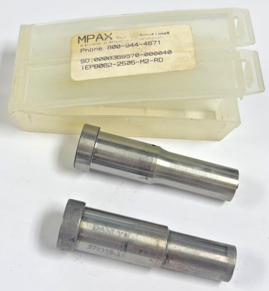 IMPAX DANLY TOOLING BLANK MOLD DIE & PUNCHES IEPB062-2505 BP62M2X2.5 LOT OF 2