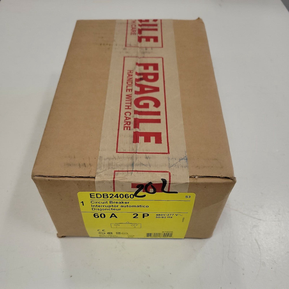 1 NEW SQUARE D EDB24060 60A 480/277V NSFS