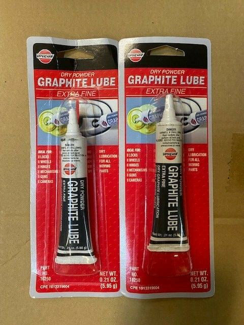 (2 Pack) Versachem 10250 Extra Fine Graphite Dry Powder Lubricant LOCKS ETC