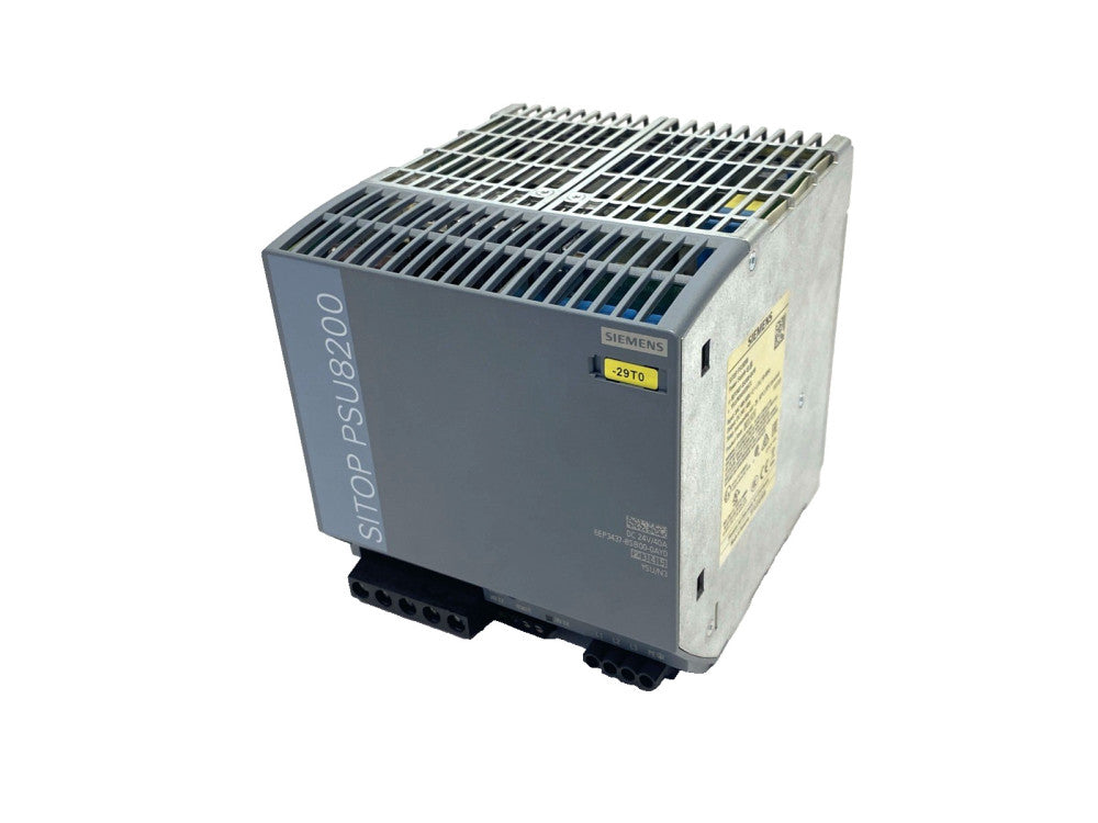 Siemens 6EP3437-8SB00-0AY0 SITOP PSU8200 Power Supply 40A 24VDC 400-500V 3AC