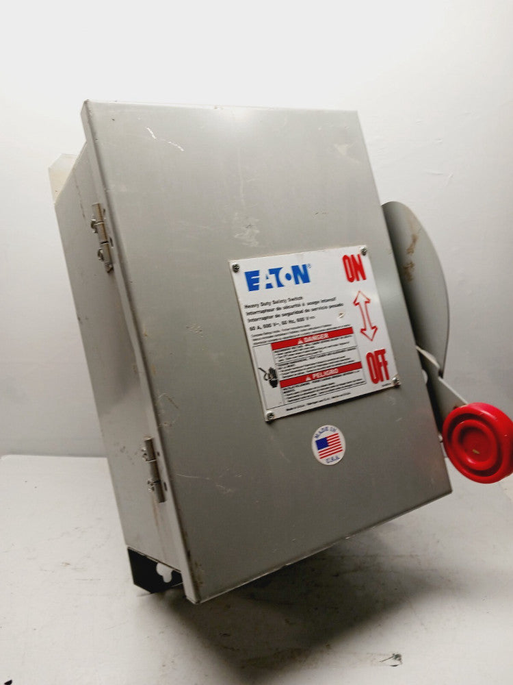 NEW EATON DH262UDK 60 AMP HEAVY DUTY SAFETY SWITCH 2 POLE 600 VAC/VDC TYPE 3R
