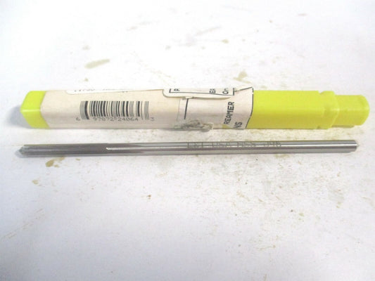 (433-0.1730) #17 x 1-1/8 x 4-1/2" OAL 6-Flute Straight Shank HSS Chucking Reamer