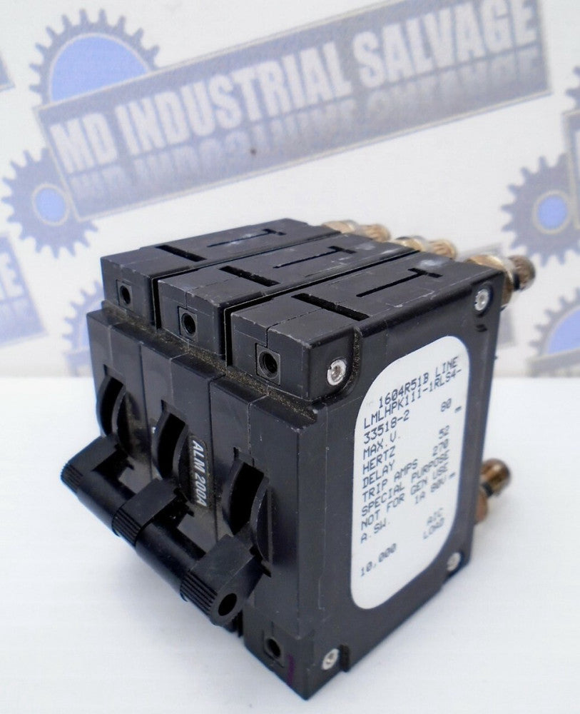 AIRPAX CIRCUIT BREAKER 200A - LMLHPK111-1RLS4-33518-2 1604R51B Line BULLET STYLE