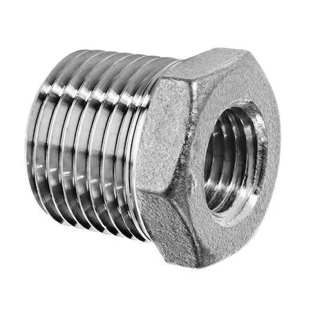 Zoro Select Zusa-Pf-8178 Hex Bushing,304 Ss,1 1/2 X 1",Bspt