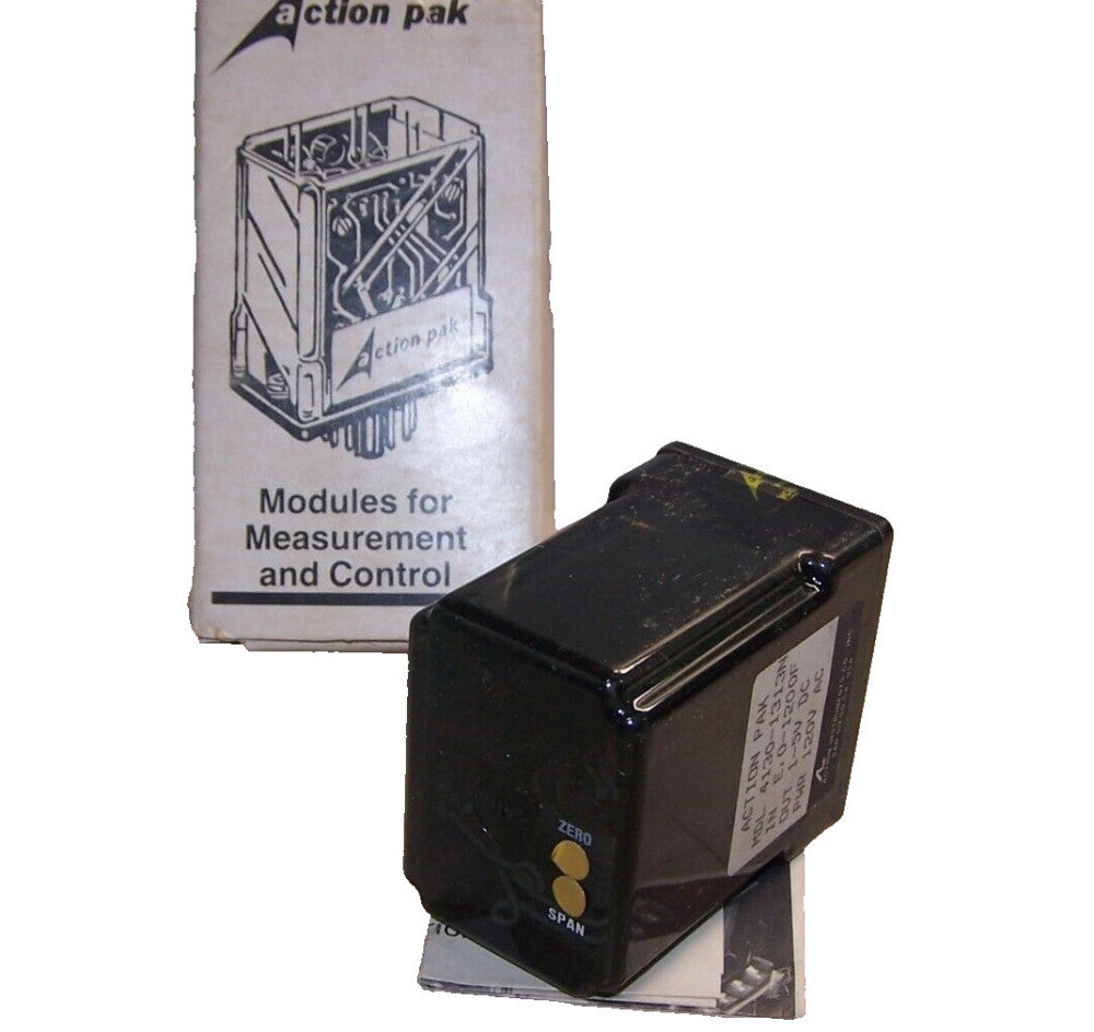 NEW ACTION INSTRUMENTS ACTION PAK THERMOCOUPLE TRANSMITTER  4130-1313N / AP4130