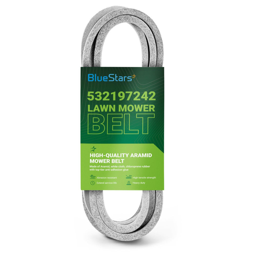 BlueStars 532197242 Mower Deck Belt - for Husqvarna YTH24V48 YTH24K48 YTH2348...