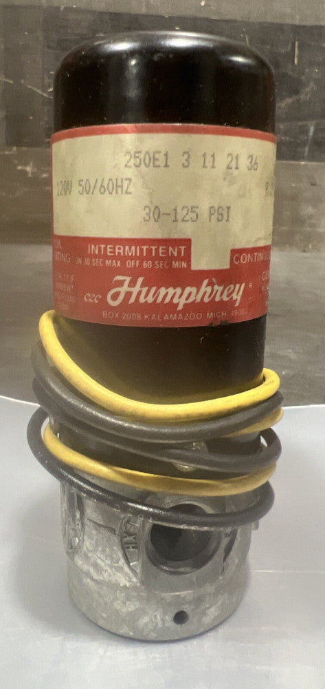 Humphrey 250E1 3 11 21 36 120 50 60 Pneumatic Directional Control Valve Nos
