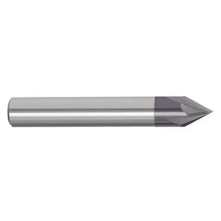 Zoro Select 209-064500B Chamfer End Mill,1/2 In. Dia,Carbide,209