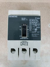 Siemens HGB3B020 20 Amp 600V 3-Pole Circuit Breaker NTO
