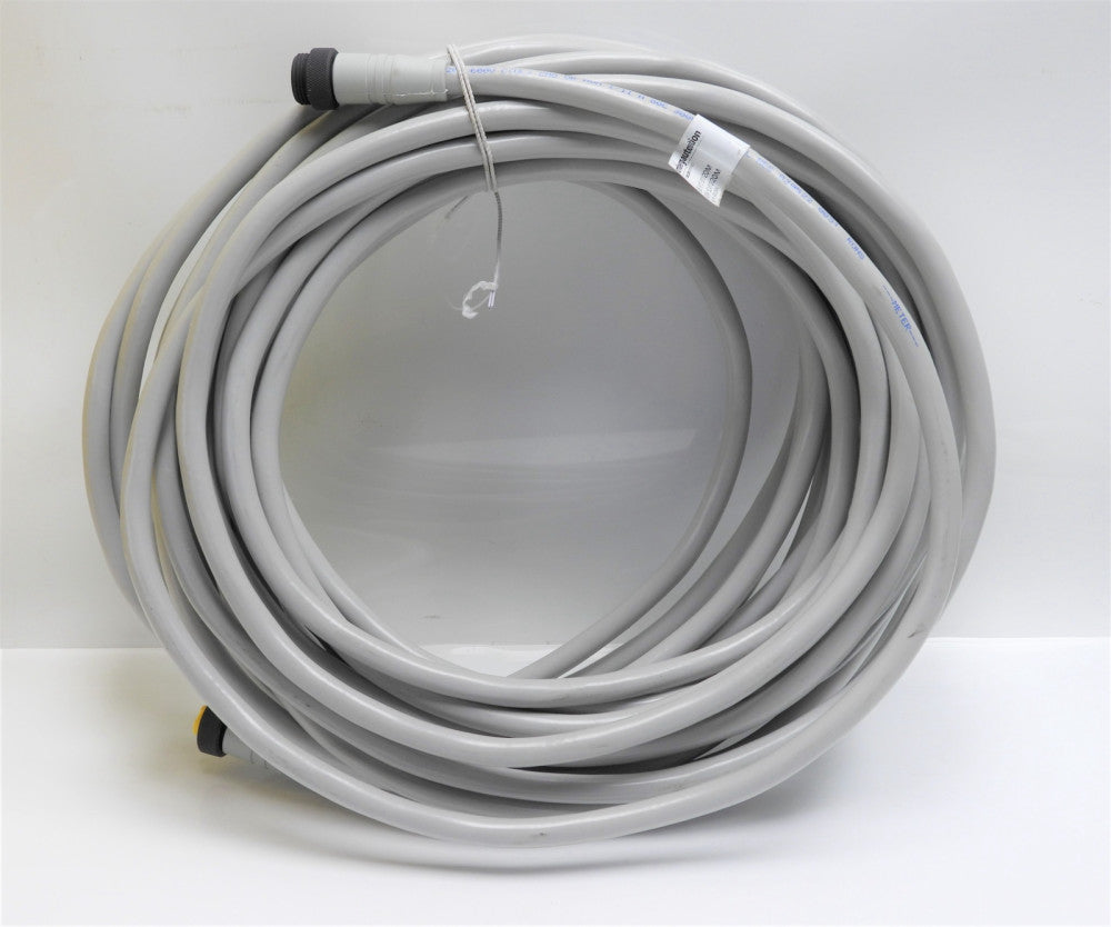 Lumberg Automation Cordset, 7/8" Male Straight to Female Str, 5 Pole, 20m, PVC, 