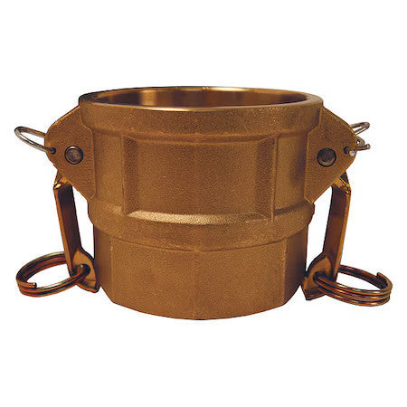 Dixon G250-D-Br Cam And Groove Coupling,2-1/2",Brass