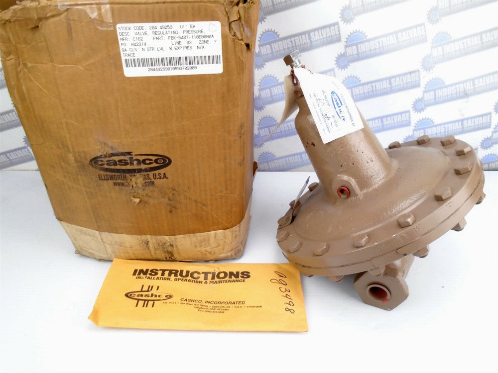 CASHCO - 1000LP - FBK-5407-110E0000A - PRESSURE REGULATING VALVE - 3/4 NPT (NEW)