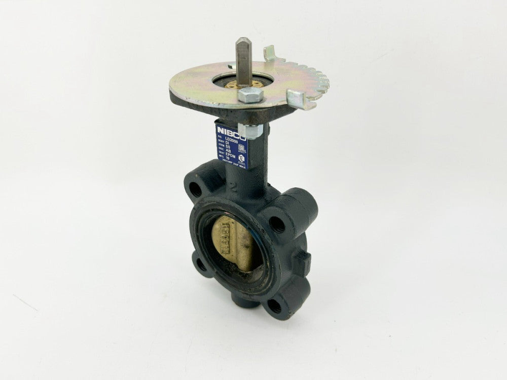 New NibCo LD2000 Butterfly Valve Body 2-1/2" 200PSI SS Stem EPDM Seat AB Seat
