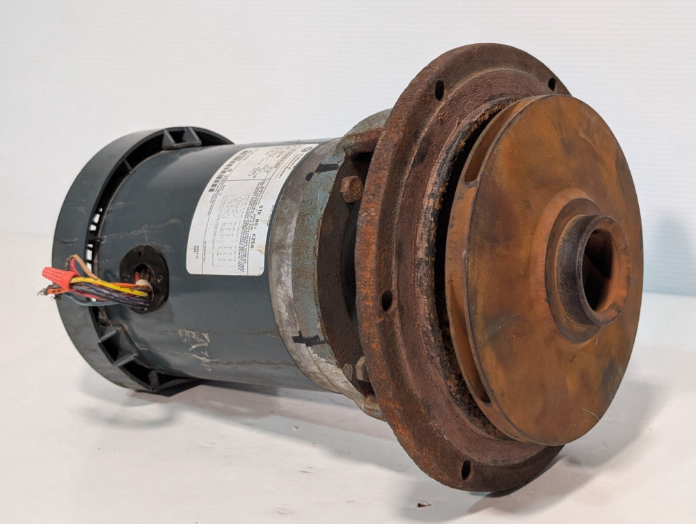 GE General Electric K256 A-C Motor Assy 5K49MN4104 1HP, 60Hz, 1725RPM, 3PH