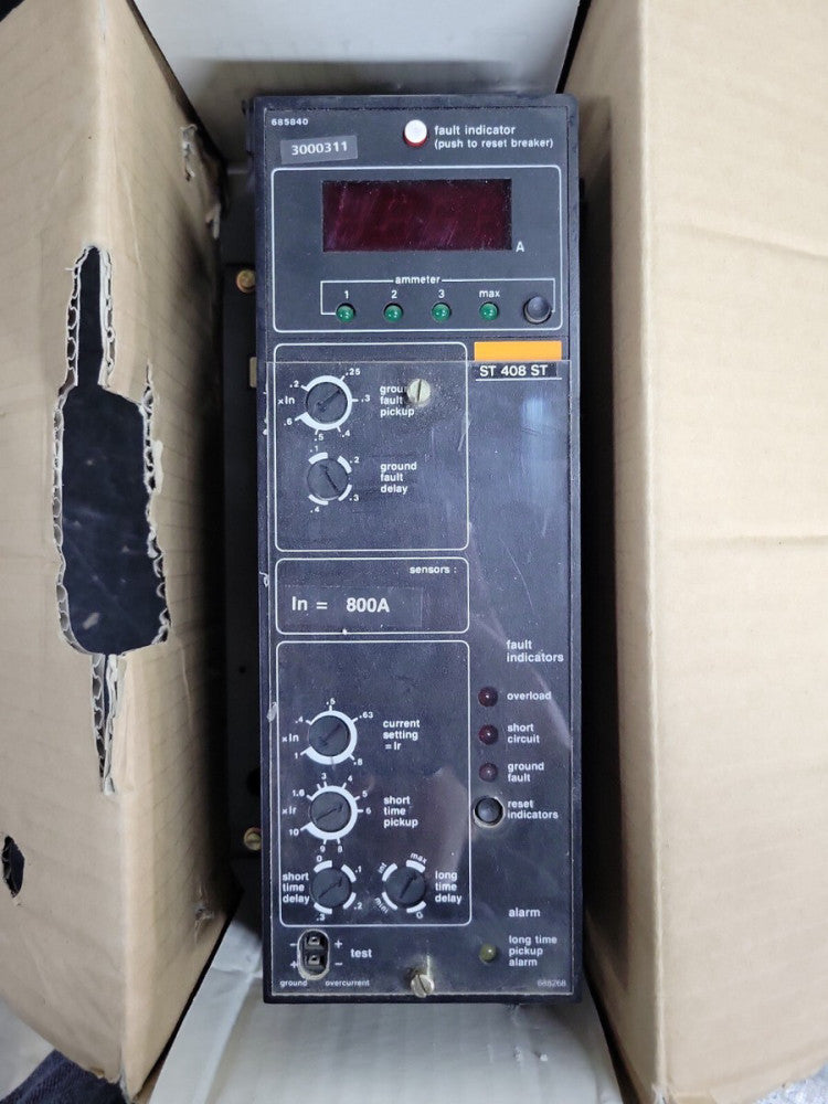 1 Merlin Gerin 800Amp ST 408 ST  58UE040000H Unit for Masterpact Circuit Breaker