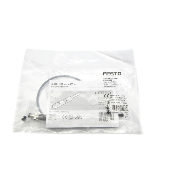 FESTO SME-8M-DS-24V-K-0,3-M8D 543861 NSMP