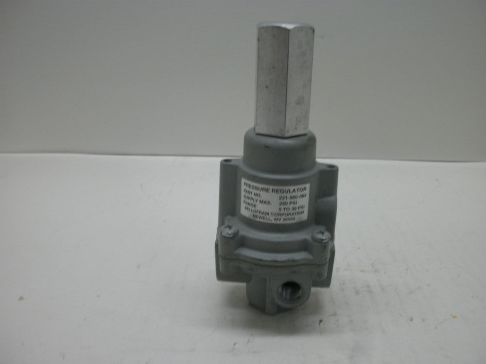 BELLOFRAM 231-960-064 PRESSURE REGULATOR SUPPLY MAX 250 PSI 0-30 PSI NEW NO BOX