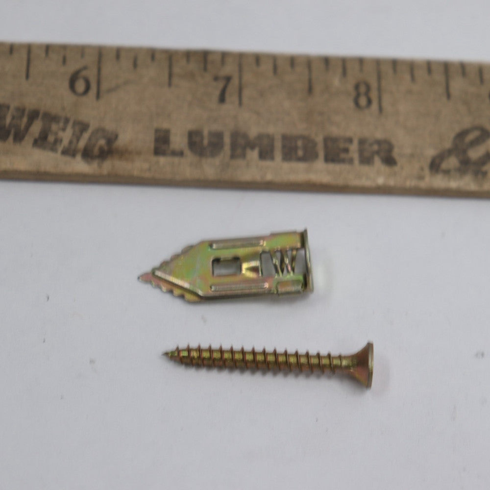 (100-Pk) Wall Fixing Plug Plasterboard Nail Manganese Steel 12mm x 40mm