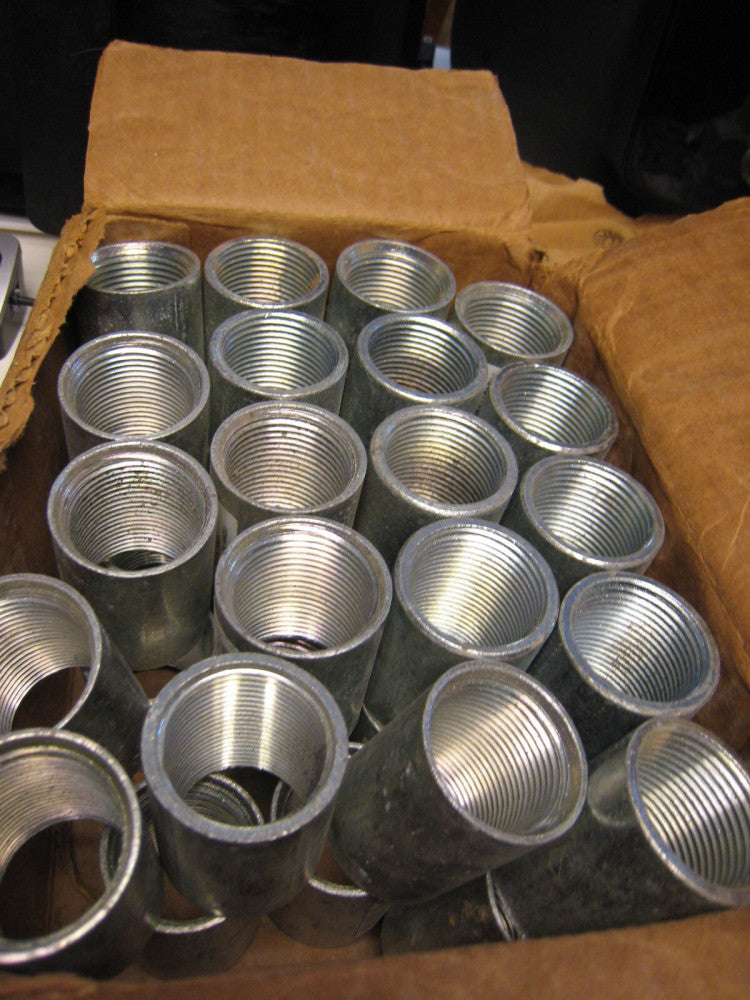 38 yes 38 Allied  GRC 1" Galvanized straight Couplings made CANADA  11-1/2 LBS