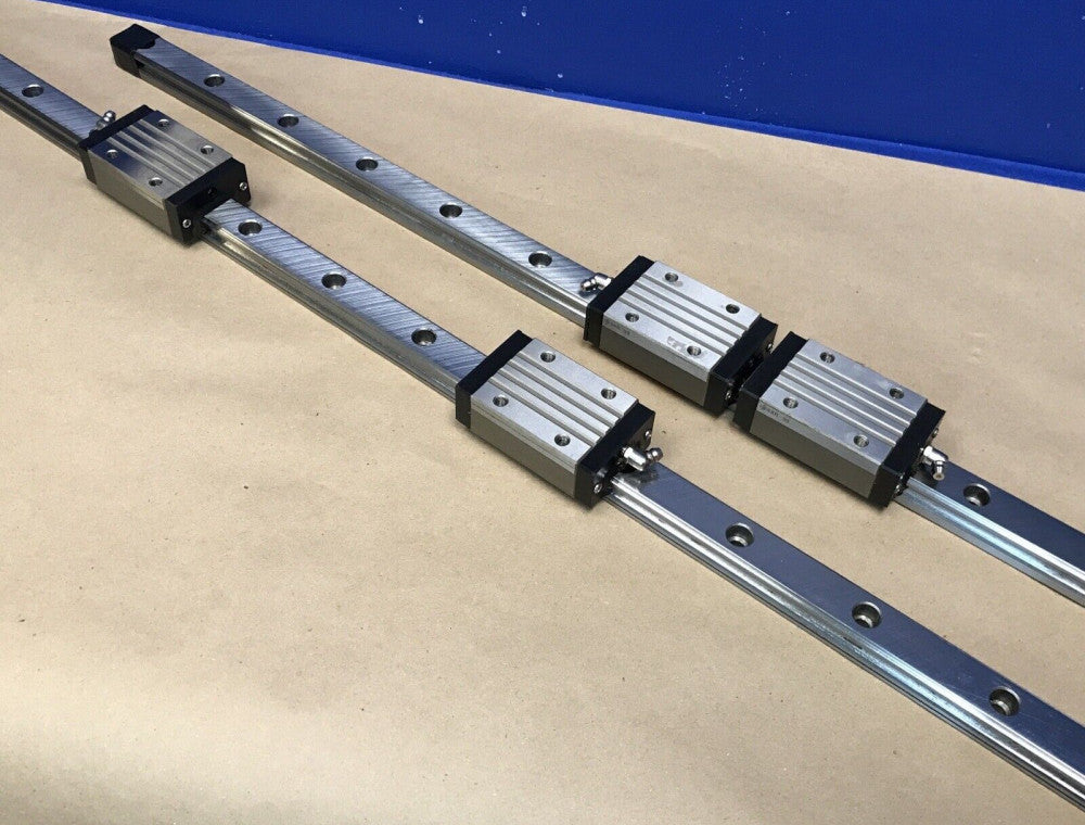 MISUMI SXR 33 Low Profile Linear Guide Assembly, 34-1/4”L with (2) STD Carriages