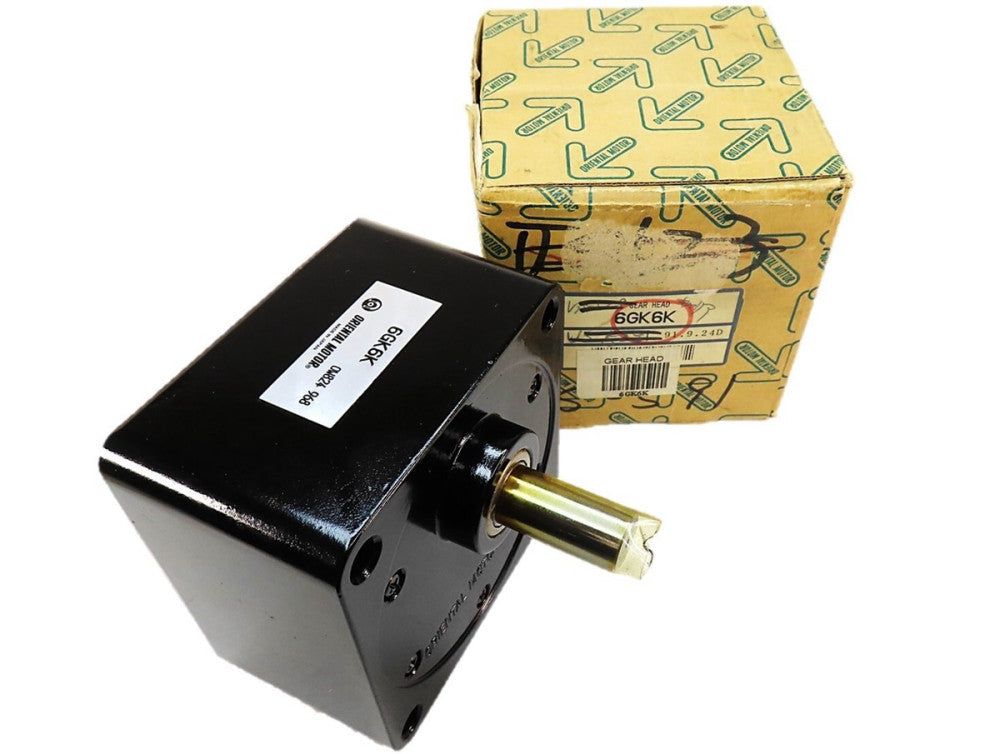 Oriental Motor 6GK6K Gear Head 6:1 Ratio NEW IN BOX