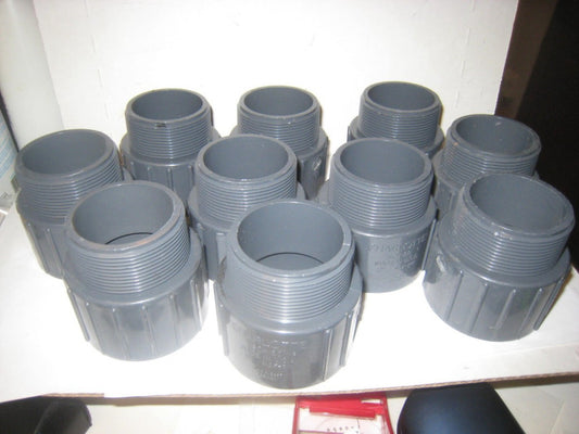 10 Charlotte Pipe Schedule 80 2 in.   Slip  T X 2 in.   D MPT  PVC Pipe Adapters
