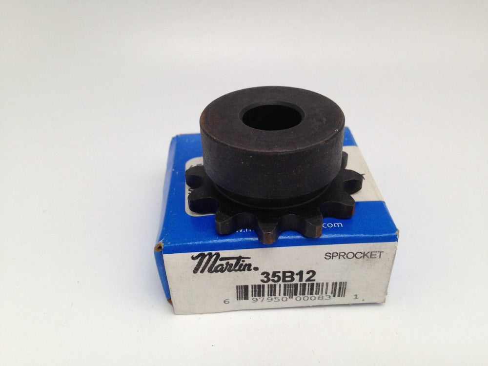 NEW Martin 35B12 Roller Chain Sprocket, 3/8" Pitch 12-Teeth 