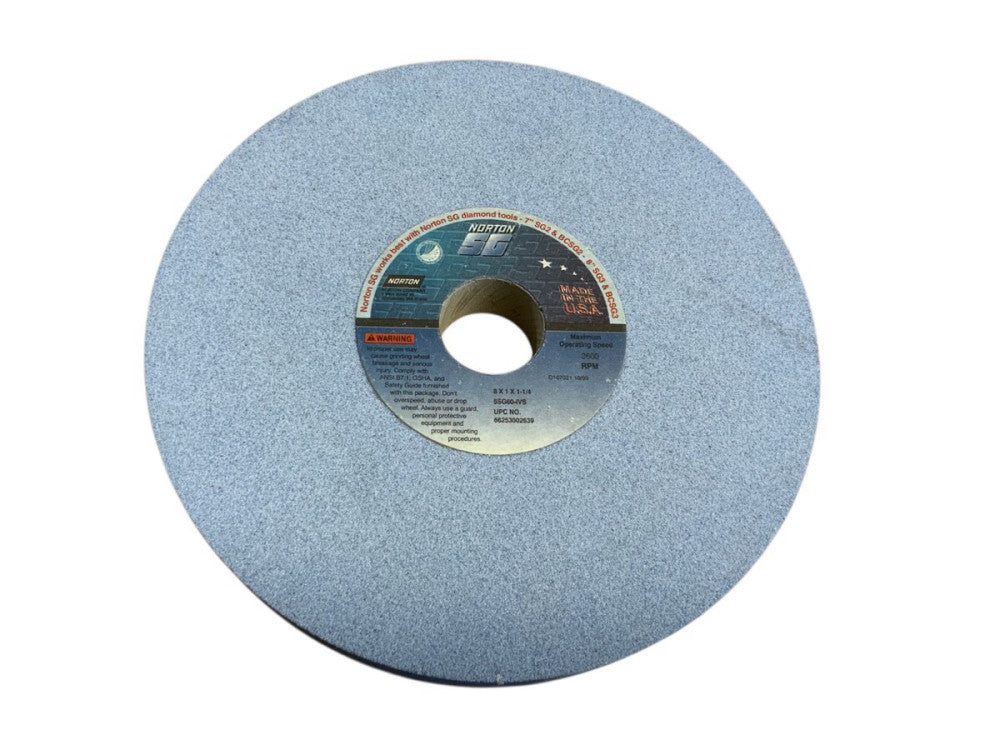Norton 8x1x1-1/4 Grinding Wheel 5SG60-IVS, 66253002639