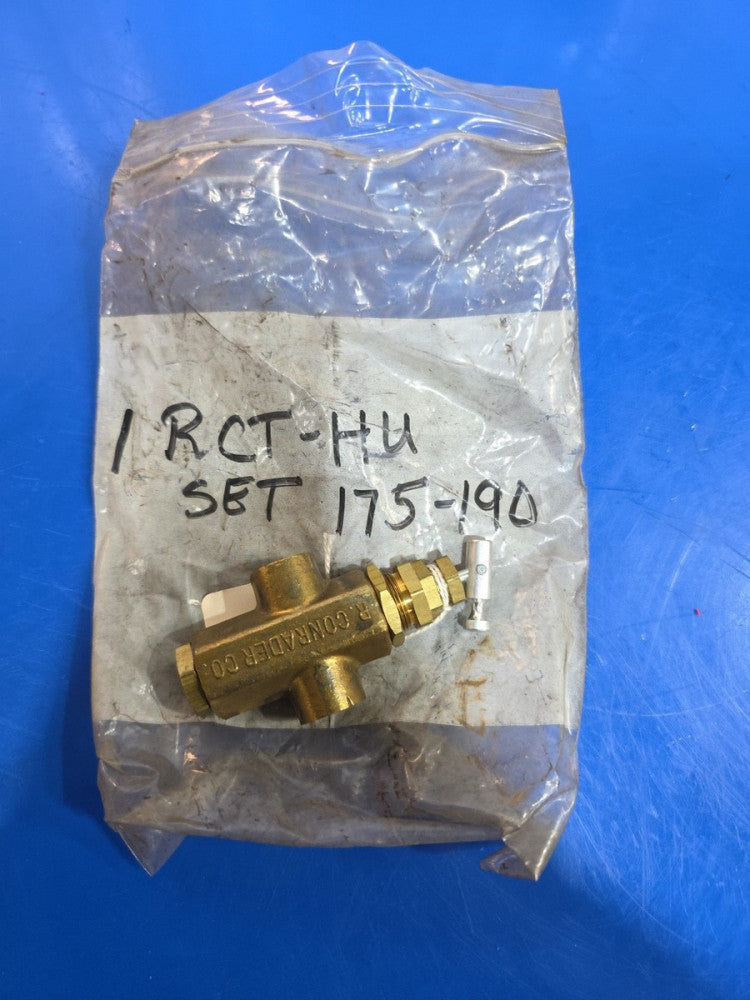 PILOT CROSS UNLOADER VALVE MOUNTING BOSS AIR COMPRESSOR, 1/4" FEMALE NPT FNPT