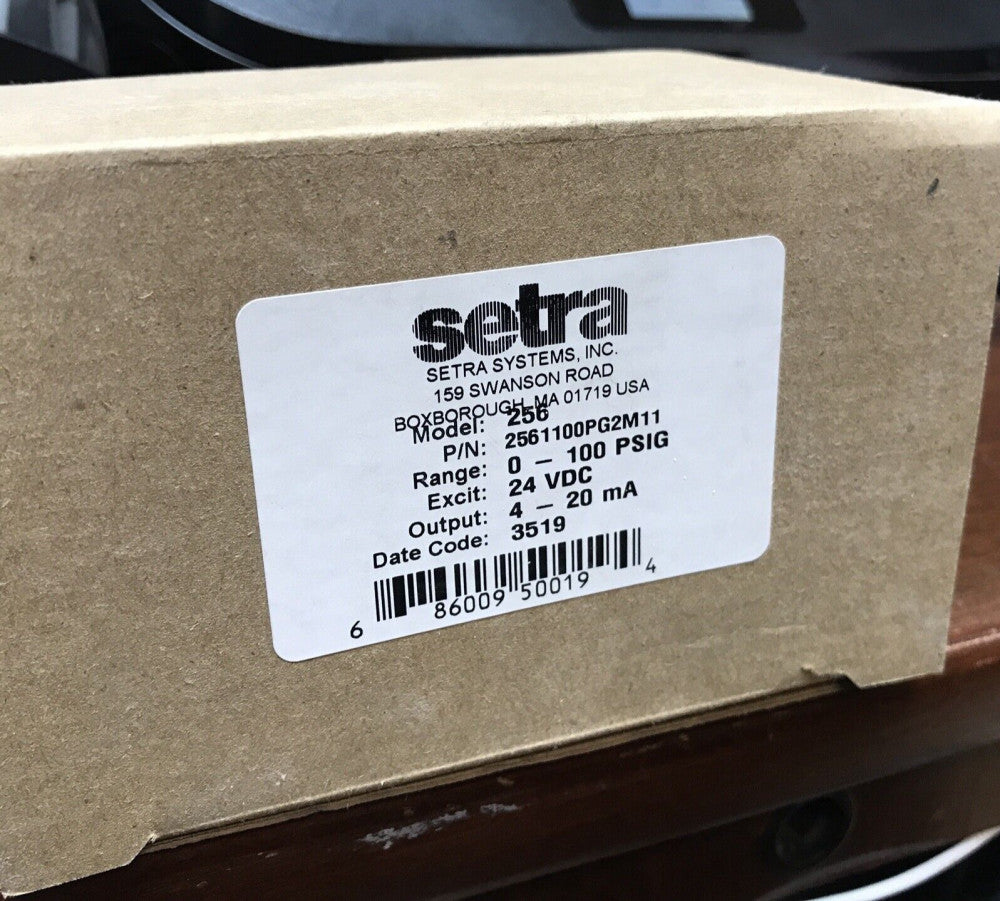 Setra 2561100PG2M11 Pressure Transducer 0-100 PSIG 