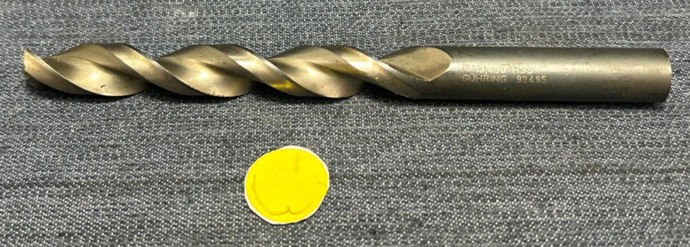 GUHRING 2 FLUTE DRILL BIT  HSS  13.490  92485