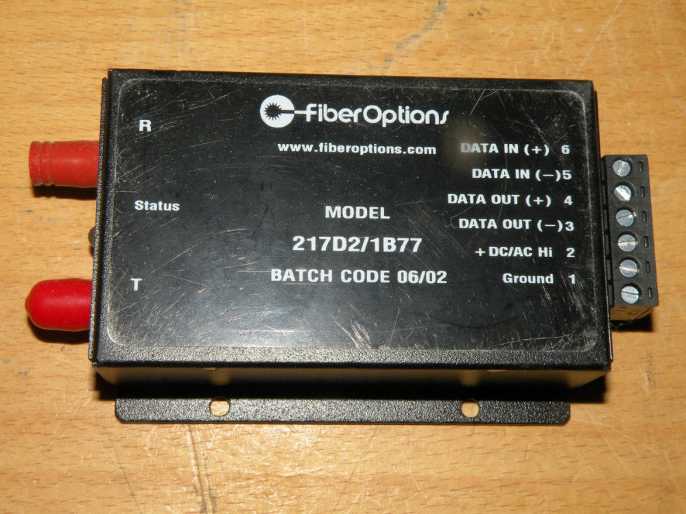 Fiber Options 217D2/1B77 