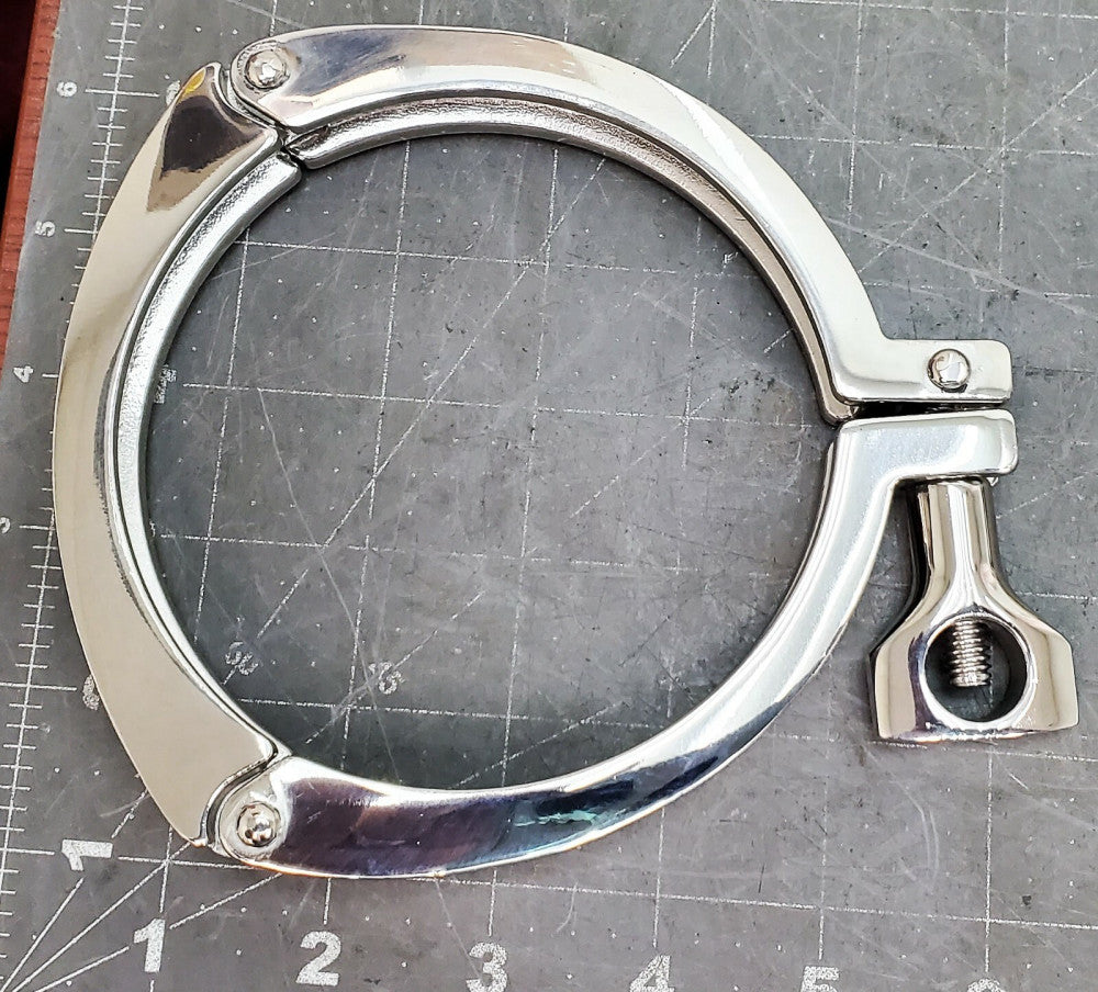 MEISSNER SANITARY 4"DOUBLE HINGE HIGH PRESSURE TRI-CLAMP [B2B2]