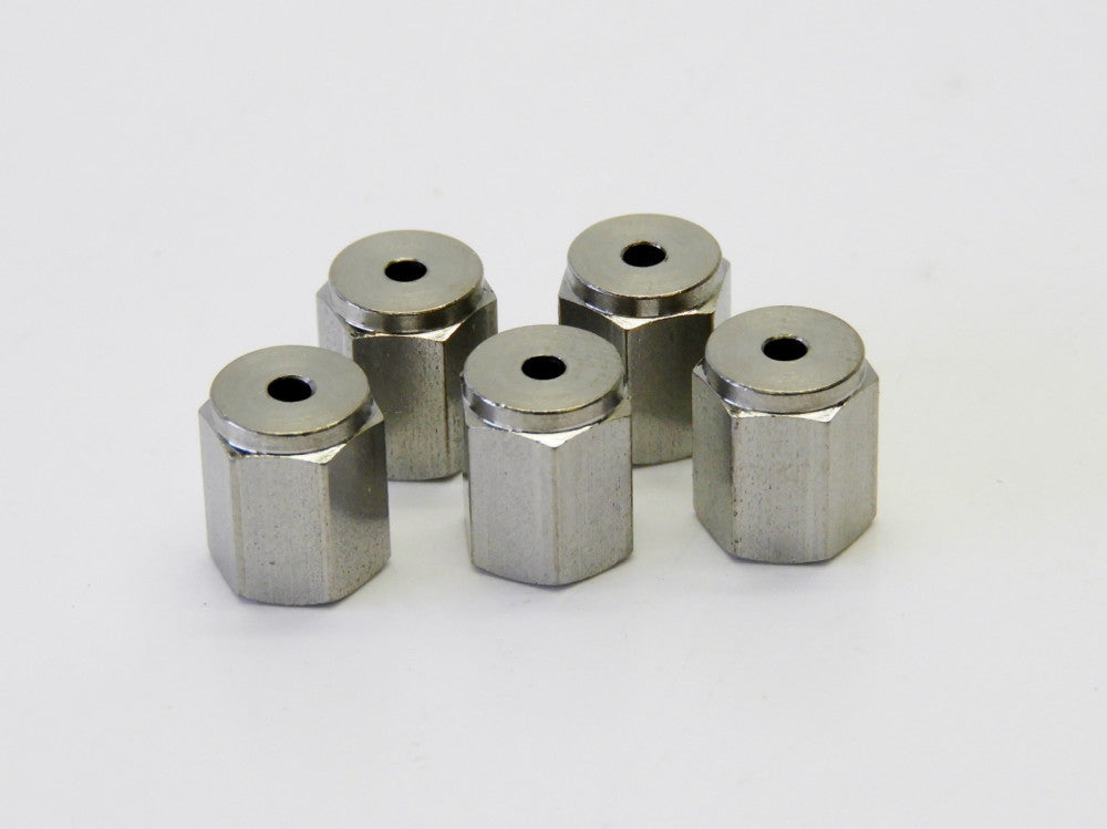 5-pack SGE 103403 SSN-16 SS GC Nut Stainless Steel 1/16" for Chromatography