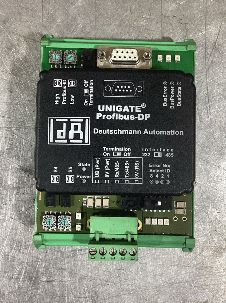 Black Deutschmann Automation UNIGATE RS232/485-PROFIBUS DP  V2753