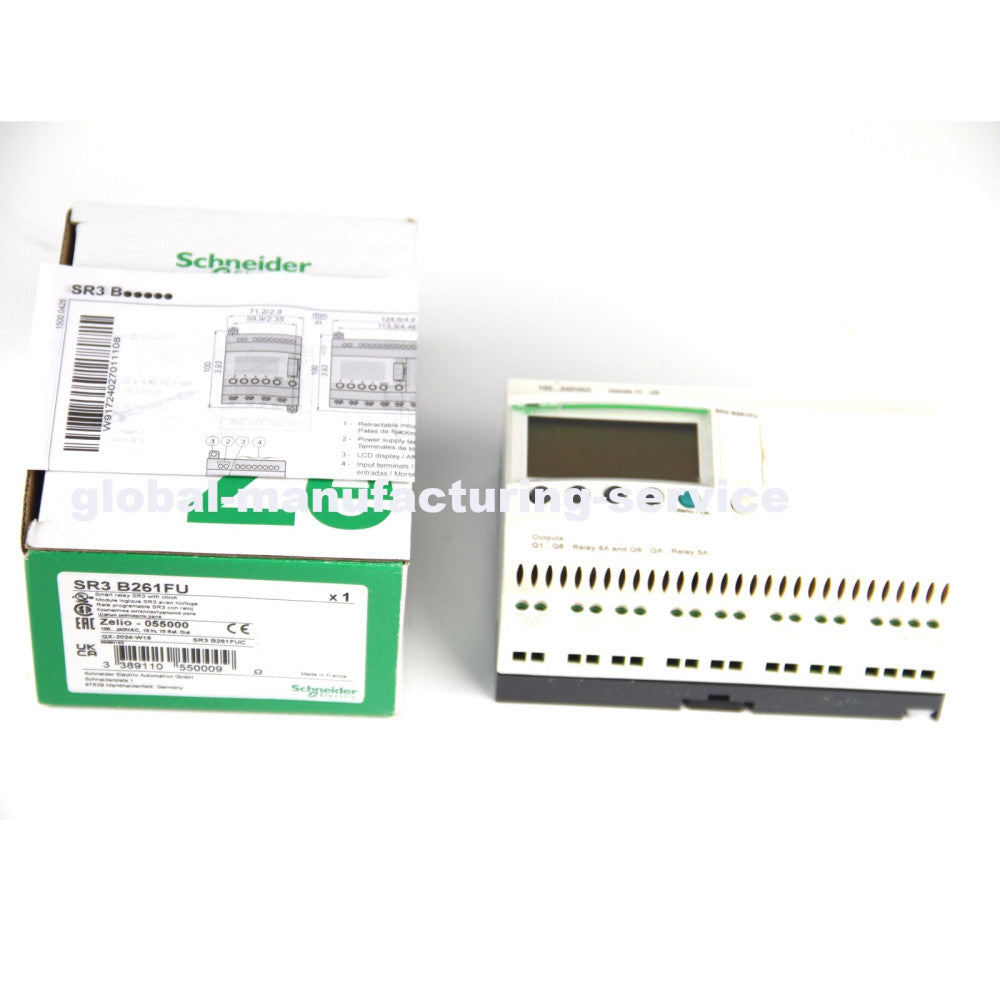 NEW Schneider SR3B261FU Relay Electric Extendable Modular PLC