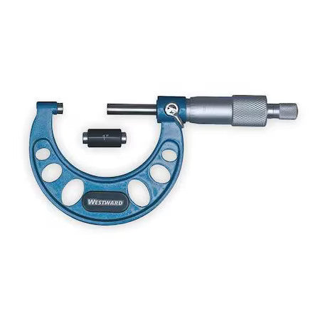 Westward 2Yna8 Outside Micrometer,2",Vernier Scale