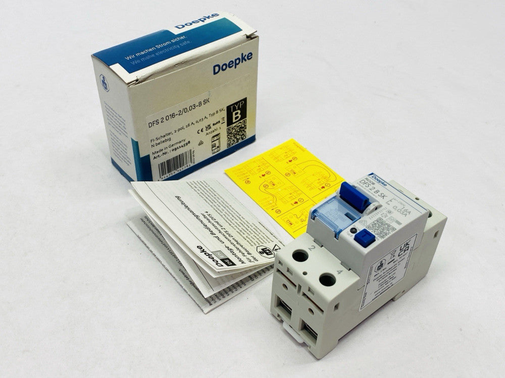 Doepke DFS 2 016-2/0,03-B SK Circuit Breaker 2-Pole 16A 230/400V