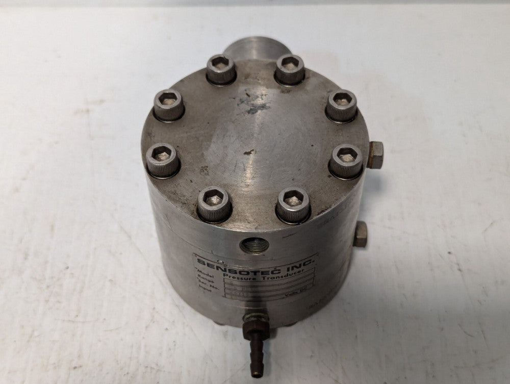 SENSOTEC, Pressure Transducer, Model# Z, Serial# 24714