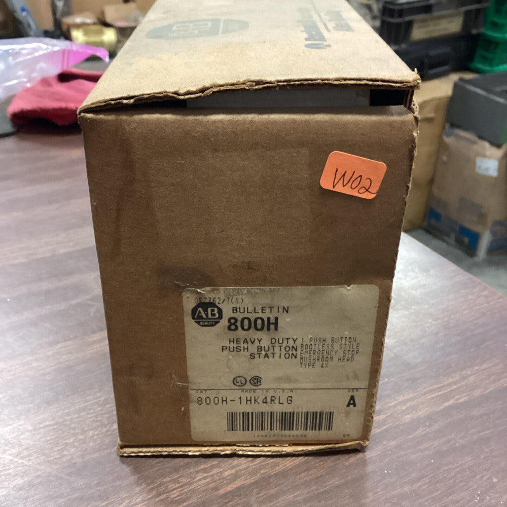Allen Bradley 800H-1HK4RLG Ser. A 800H Pushbutton Station