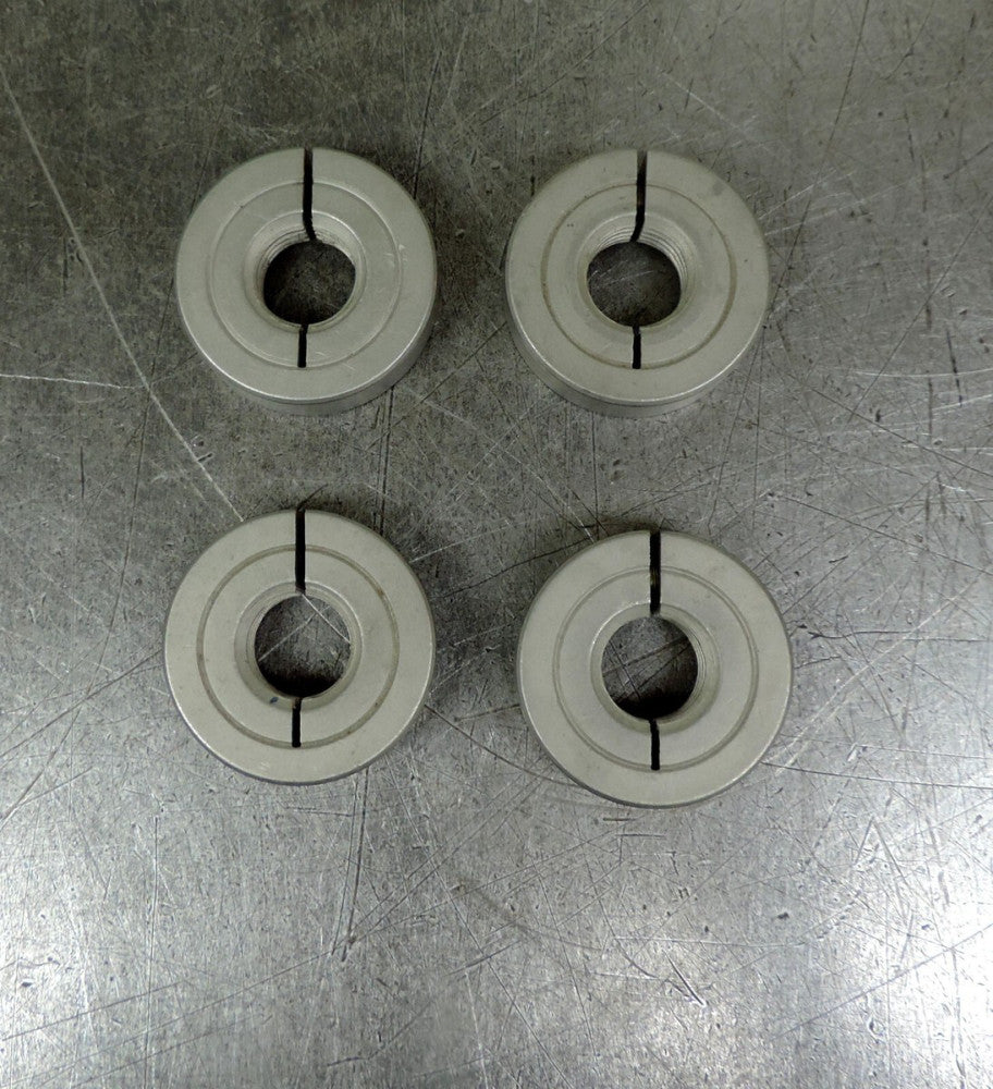 Split Stainless Steel Locking Shaft Collar 5/8" ID Lot of Four (4)