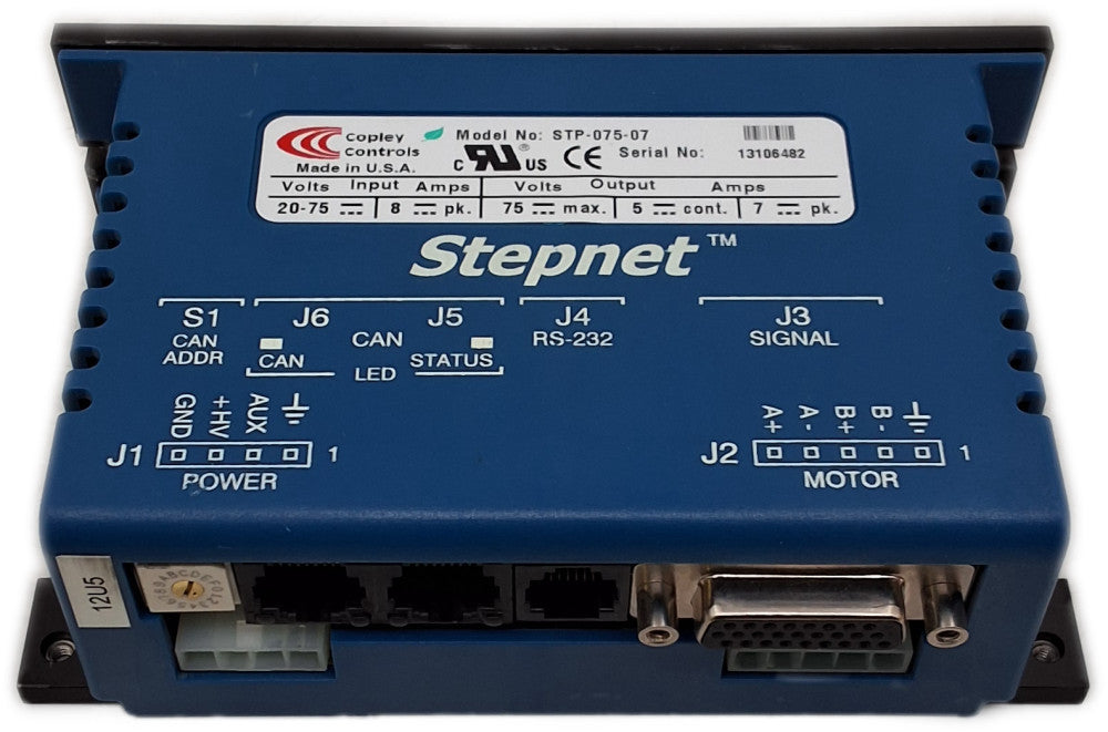 Copley Controls Stepnet STP-075-07 Servo Digital Drive 