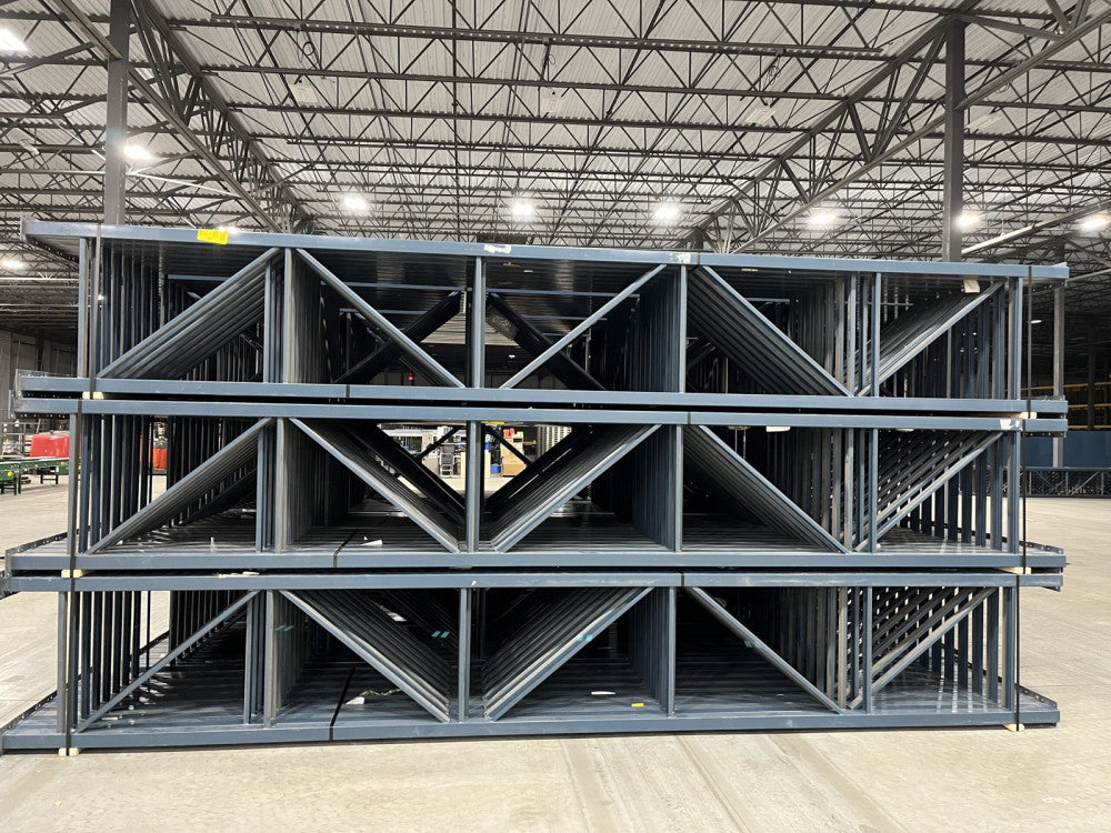 Unarco SuperPost  36" x 20' Pallet Rack Upright Box Frame T-Bolt Racking