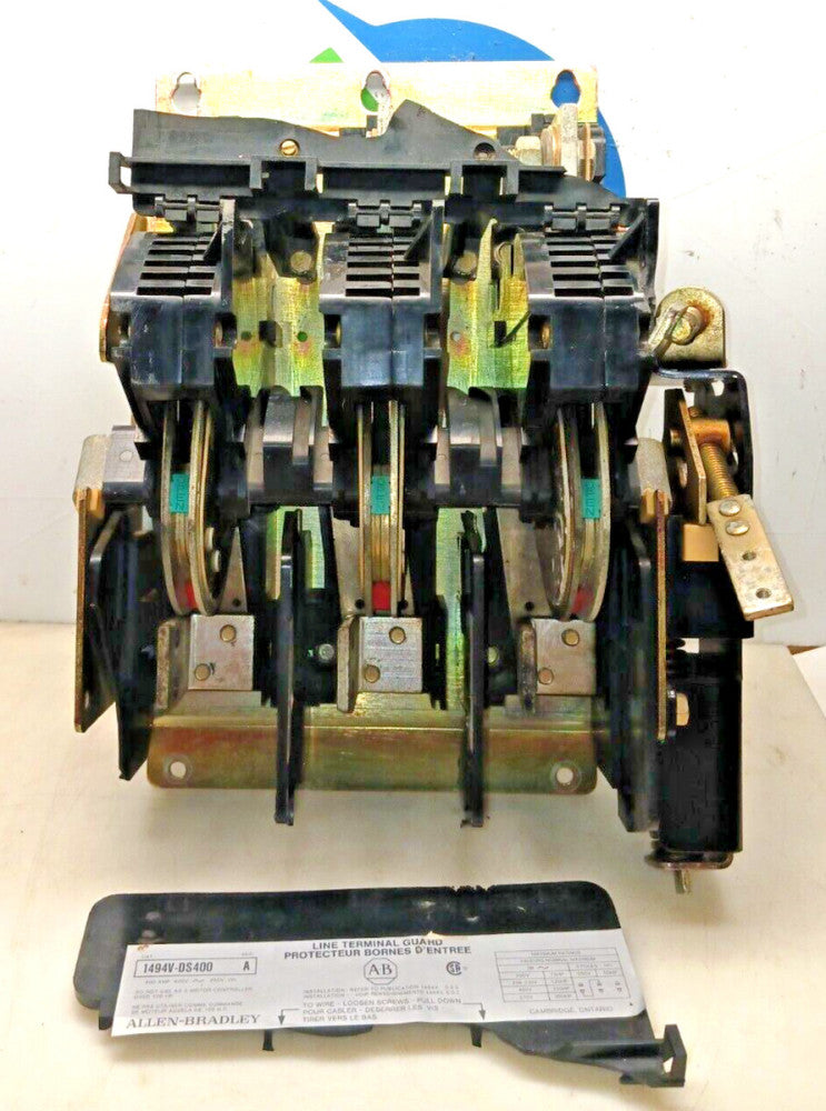 Allen-Bradley 400 Amp Disconnect Switch 3 Pole 600 VAC  1494V-DS400  (Flaw)