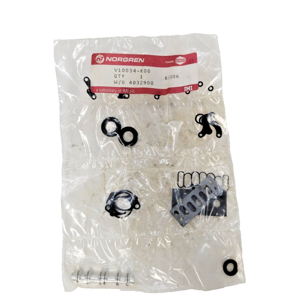 NORGREN NUGGET 40 VALVE REPAIR KIT V10034-K00 W/O 432900 6/2006