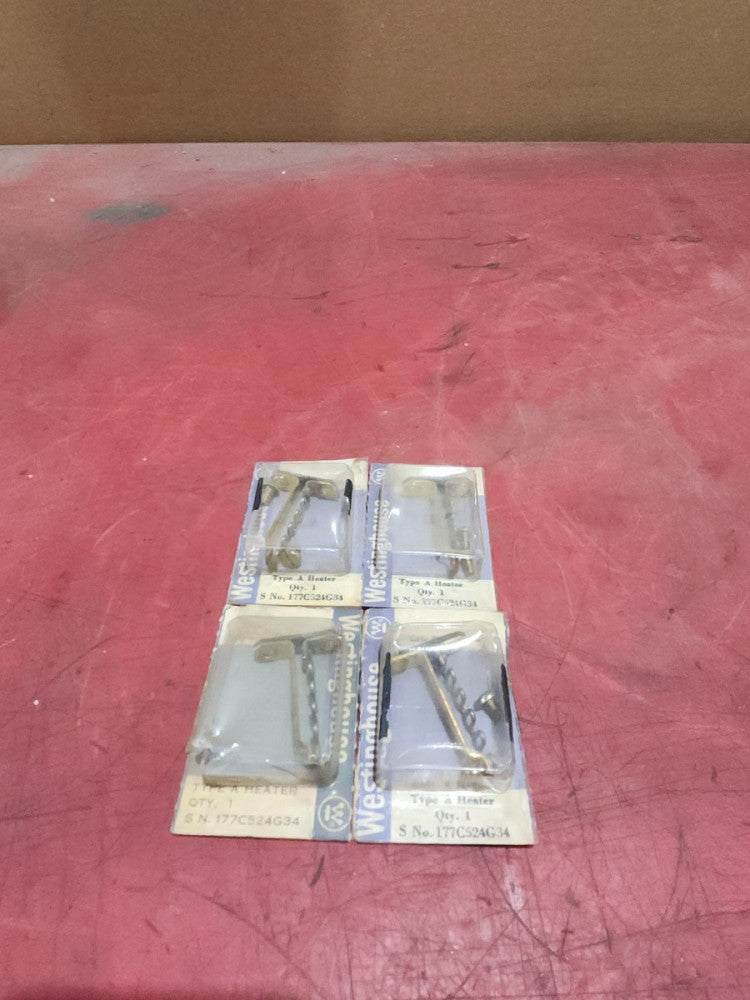NEW IN BOX LOT OF 4 WESTINGHOUSE THERMAL OVERLOAD HEATER UNIT TYPE A FH34